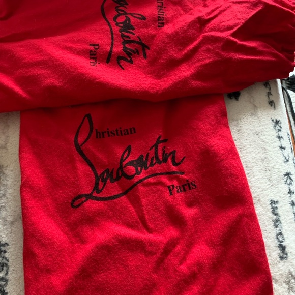 Red Bottom pony hair open toe shoes ** Not Authentic ** size 38 - Picture 7 of 11